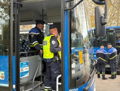 Contrôle renforcé à La Garde opération sécurité routière auprès des transports scolaires