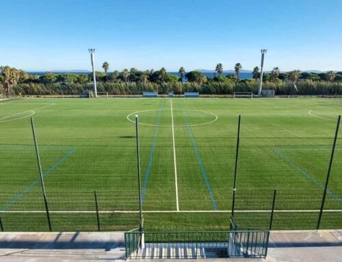 Le stade Berteau à Hyères entièrement rénové un nouveau terrain plus écologique et performant