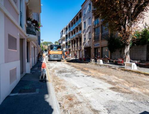 Sanary-sur-Mer : des travaux d’aménagement en cours autour de la Médiathèque jusqu’en décembre