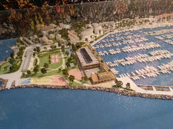 maquette ville de Bandol partie sud maquette ville de Bandol partie sud