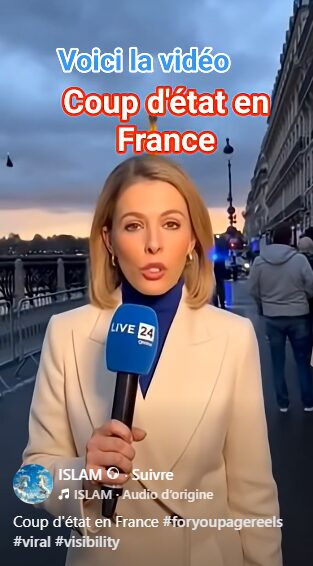 fausse vidéo IA coup d’État Macron
