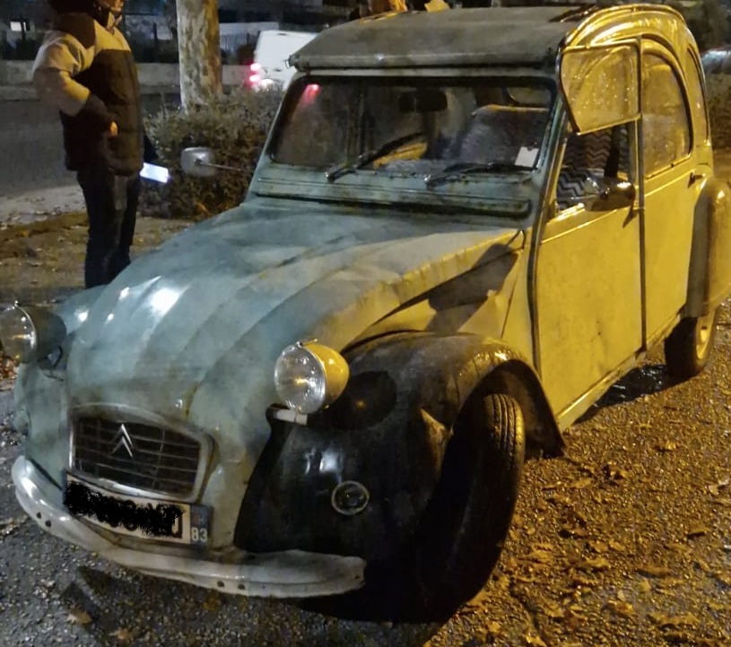 2cv recel vol véhicule Toulon