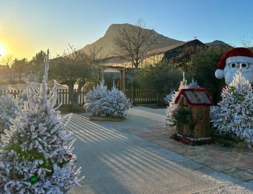Noël à La Farlède la placette se transforme en décor féérique