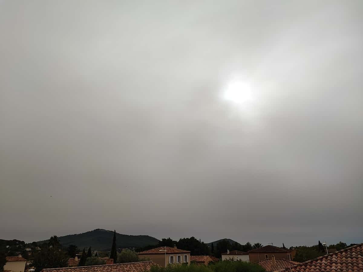 SOLEIL VOILE GRIS NUAGES bilan pluviométrique Var 2025 thalweg chute température météo Var pluie Météo Var orages pluie grêle Météo Var février 2025
