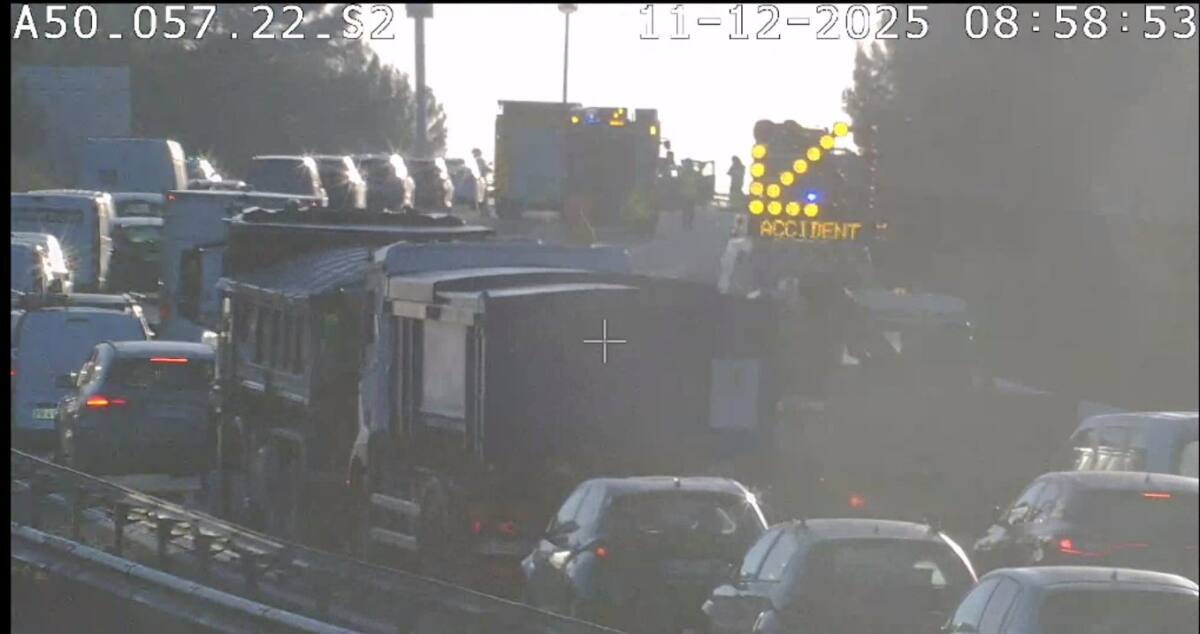 accident la cadiere Accident A50 La Cadière Toulon