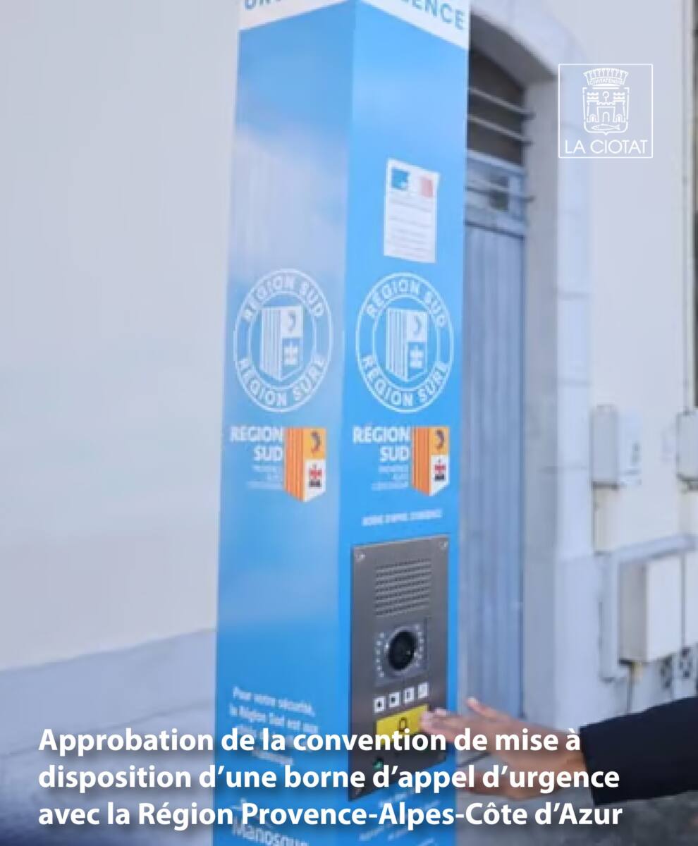 bornes la ciotat borne d’appel d’urgence La Ciotat