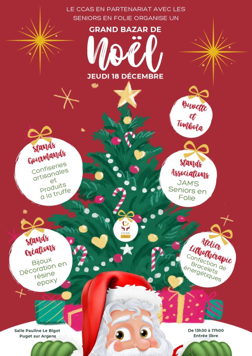 ville de puget sur Argens Grand Bazar de Noël Puget-sur-Argens