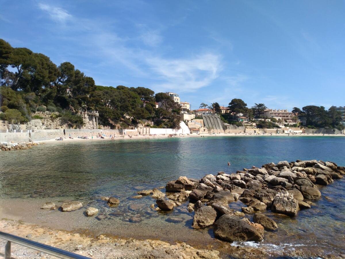 L’anse de Renécros à Bandol  plage