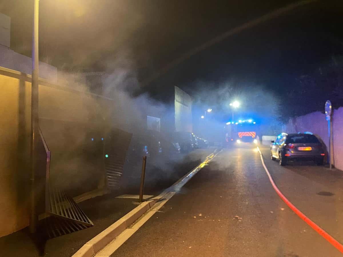 L'incendie de parking
