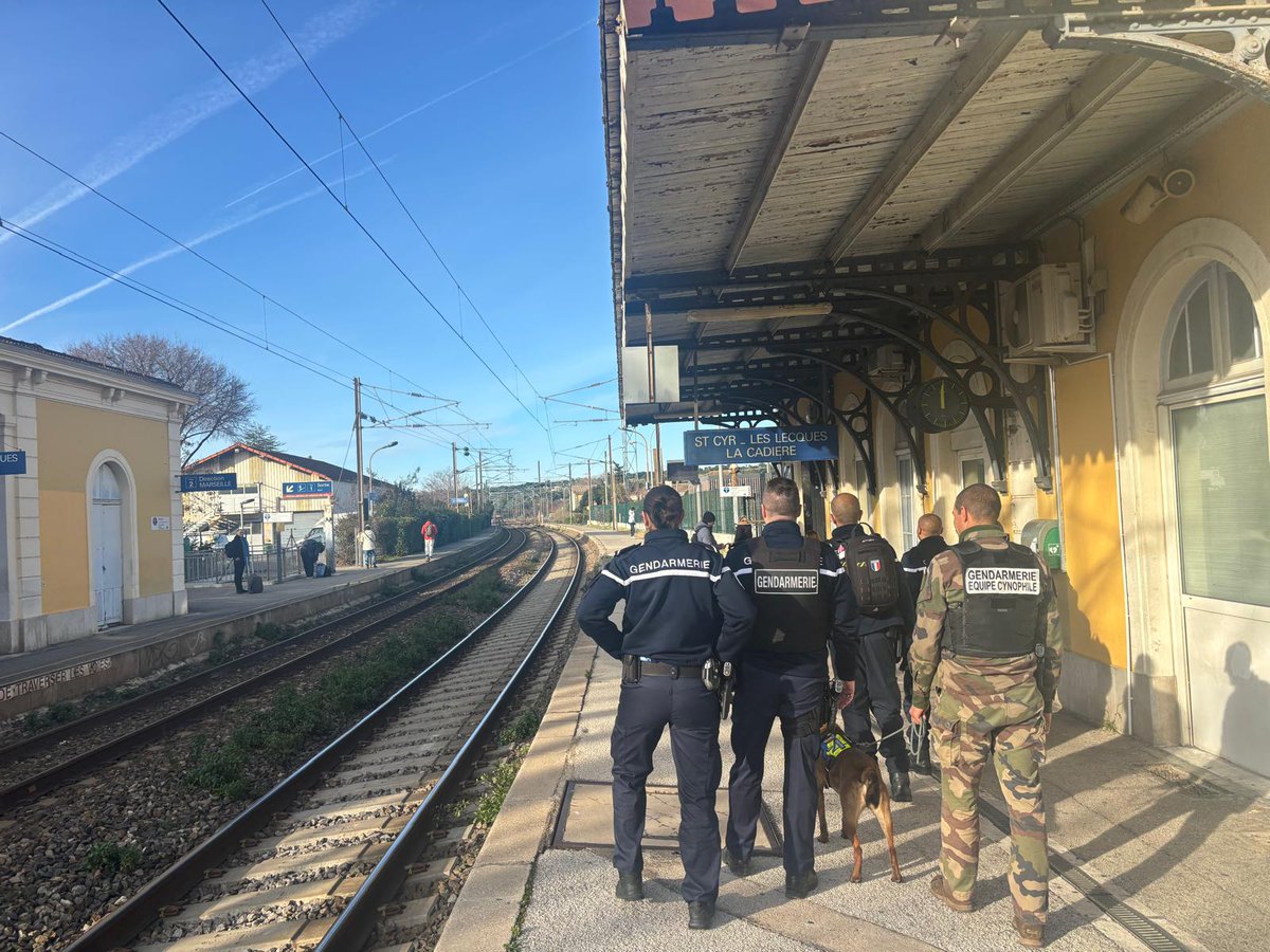 surveillance ferroviaire gendarmerie Var surveillance ferroviaire gendarmerie Var