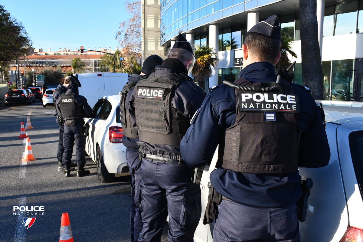 contrôle routier Promenade des Anglais Nice