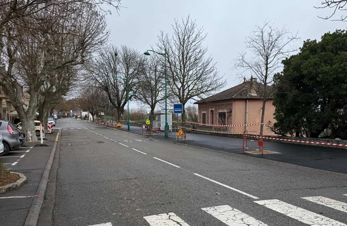trottoir regusse cours gariel réhabilitation trottoir cours Gariel Régusse