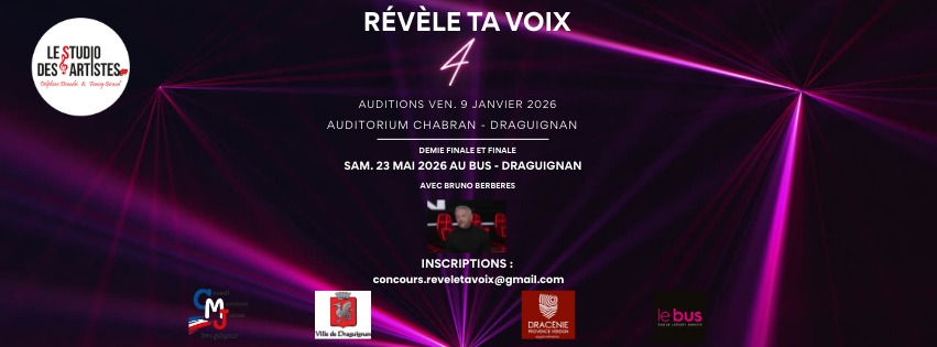 ville de draguignan Concours de chant Révèle ta voix Draguignan