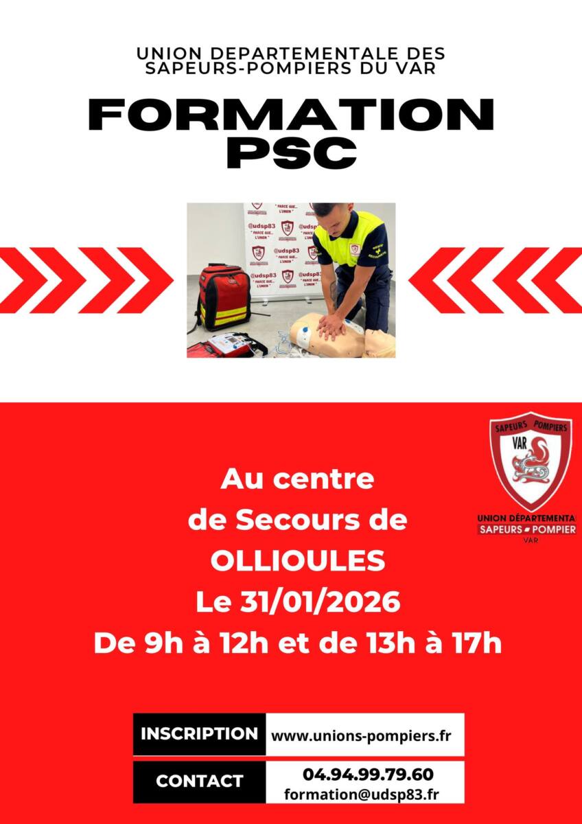 ville d’ollioules formation PSC Ollioules